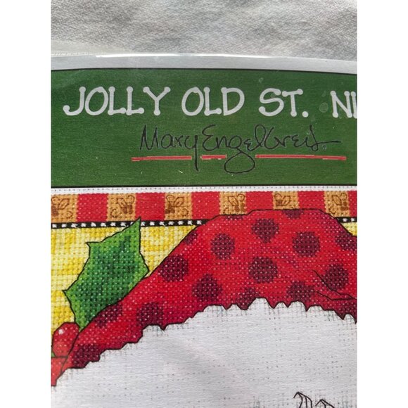 Jolly Old St. Nick Cross-Stitch Kit By Mary Engelbreit - Picture 3 of 6